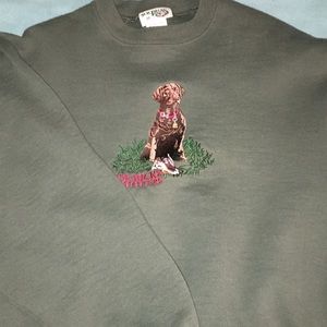Chocolate lab embroidered sweatshirt